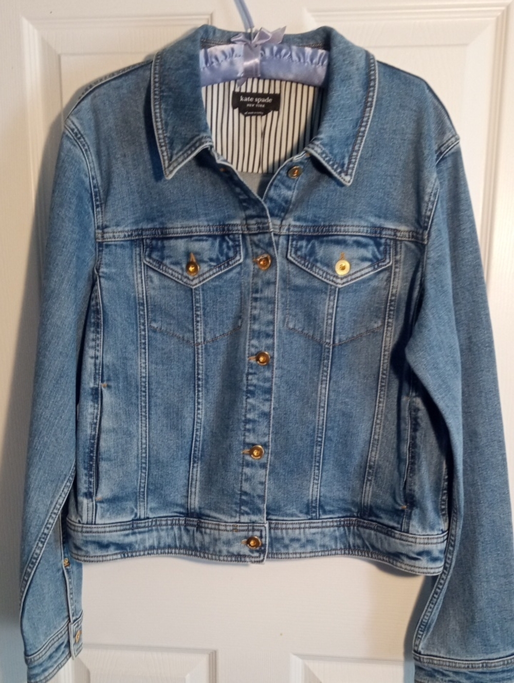 KATE SPADE DENIM JACKET - Picture 8 of 9
